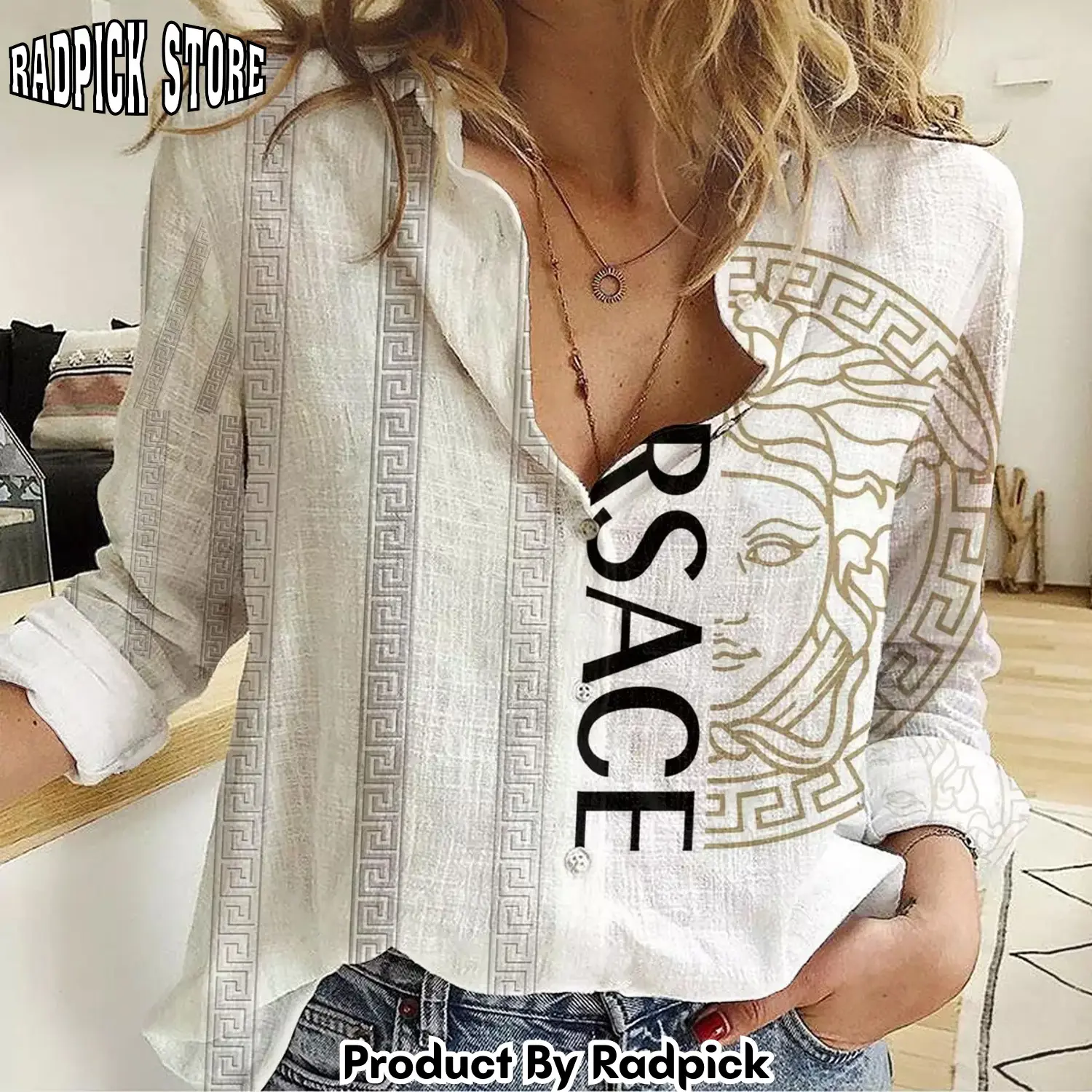 Radpick premium versace women casual shirt rp662217